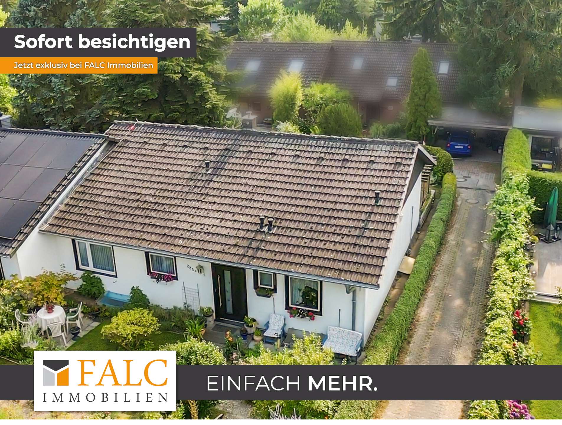 Drohne Hausansicht